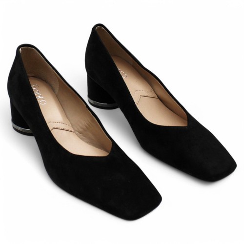 Franco Sarto Mujer S Pisa Bomba Negro Gamuza (Talla 8)