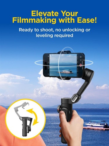 AOCHUAN Smart XE 3-Axis Smartphone Gimbal Stabilizer for iPhone Android Phones - Picture 7 of 7