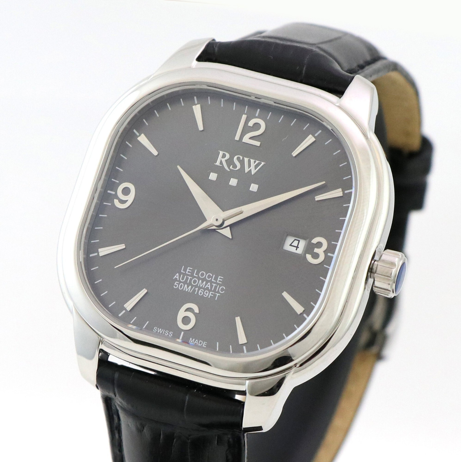 Montre RSW Le Locle RSWA122-SL-3 automatique en acier inoxydable pour homme
