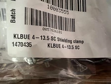 KLBUE4-13.5 SC WEIDMULLER Shielding Clamp NEW Never Used