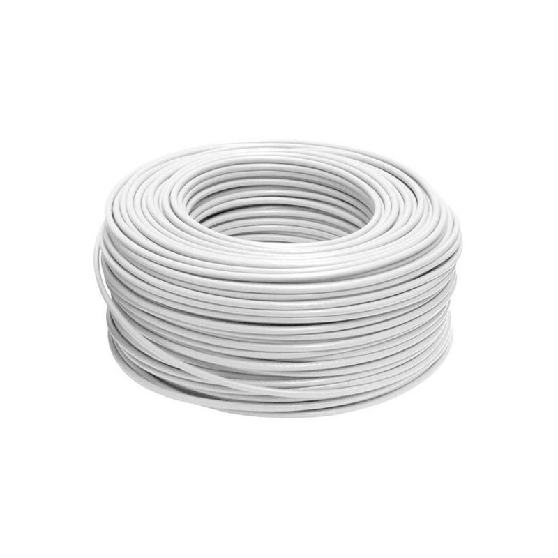 Cavo Filo Elettrico Unipolare FS17 Sezione 2,5mmq Colore Bianco Matassa 100m