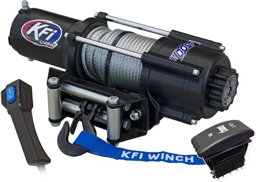 KFI 4500lbs UTV Winch Wide Mount Kit 2011-2014 Polaris Ranger Crew Diesel 900 - 第 2/7 張圖片