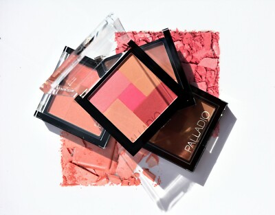 Palladio 2-In-1 Mosaic Powder Blush and Bronzer, Silky Smooth Face Makeup