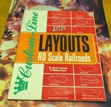 Atlas CUSTOMLINE LAYOUTS CATALOG  HO SCALE RAILROADS  2nd Ed. Armstrong/Stepek