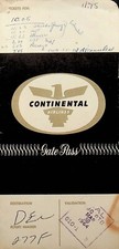 MARCH 30, 1964 CONTINENTAL AIRLINES VINTAGE T...