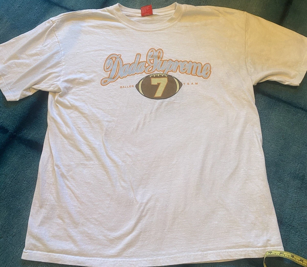 Chemise vintage Dada Supreme manches courtes football urbain hip hop années 90 homme taille XL