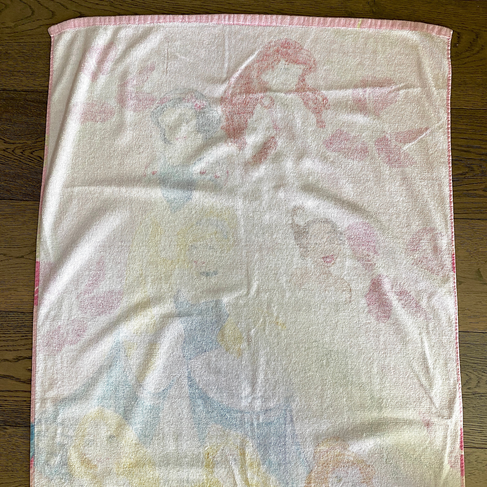 Disney Princess Beach Towel Ariel Belle Tiana Aurora Rapunzel More 100% Cotton