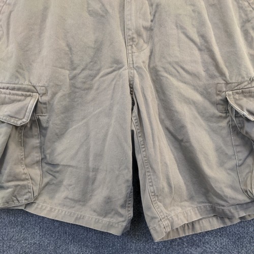 Sonoma Life + Style Men's Cargo Shorts Waist 36 Tan Flat Front Cotton 10" - Picture 4 of 11