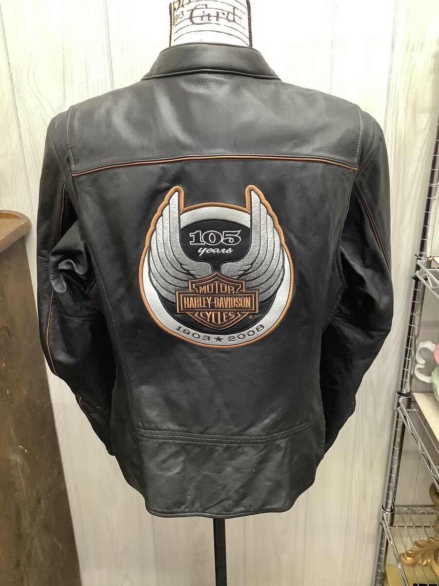 Vtg. 2008 Harley Davidson Women's XL Leather Jacket 105th Vtg. 2008 Harley Davidson Women's XL Leather Jacket 105th