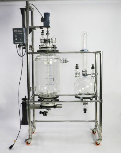 20L Crystallization Reactor Distillation Separate Stirring Vacuum Nutsche Filter - Picture 3 of 11