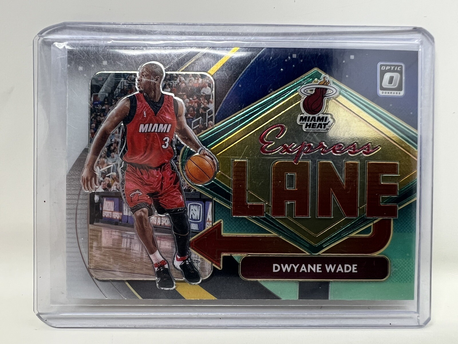 2020-21 Panini Donruss Optic Express Lane Dwyane Wade #19 Miami Heat