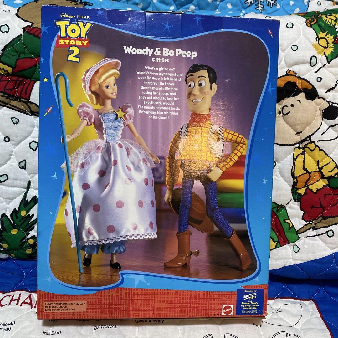 Disney Pixar Toy Story 2 Woody & Bo Peep Doll Gift Set