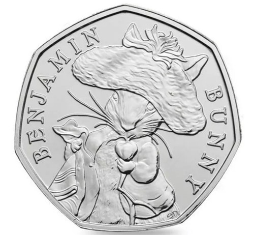 2017 Benjamin Bunny 50p Coin - 第 1/1 張圖片