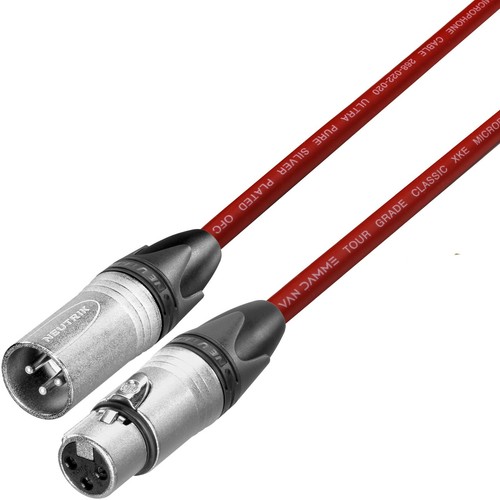 Parche de micrófono Van Damme cable plomo macho a hembra XLR neutro 10 colores - Imagen 4 de 11
