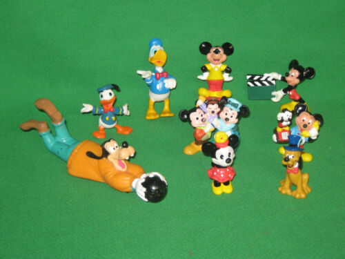 Walt Disney Character Mini Figures - Lot of 9 Pieces - Picture 1 of 6
