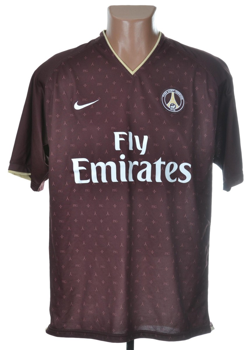 PSG PARIS SAINT GERMAIN 2006/2007 AWAY FOOTBALL SHIRT NIKE