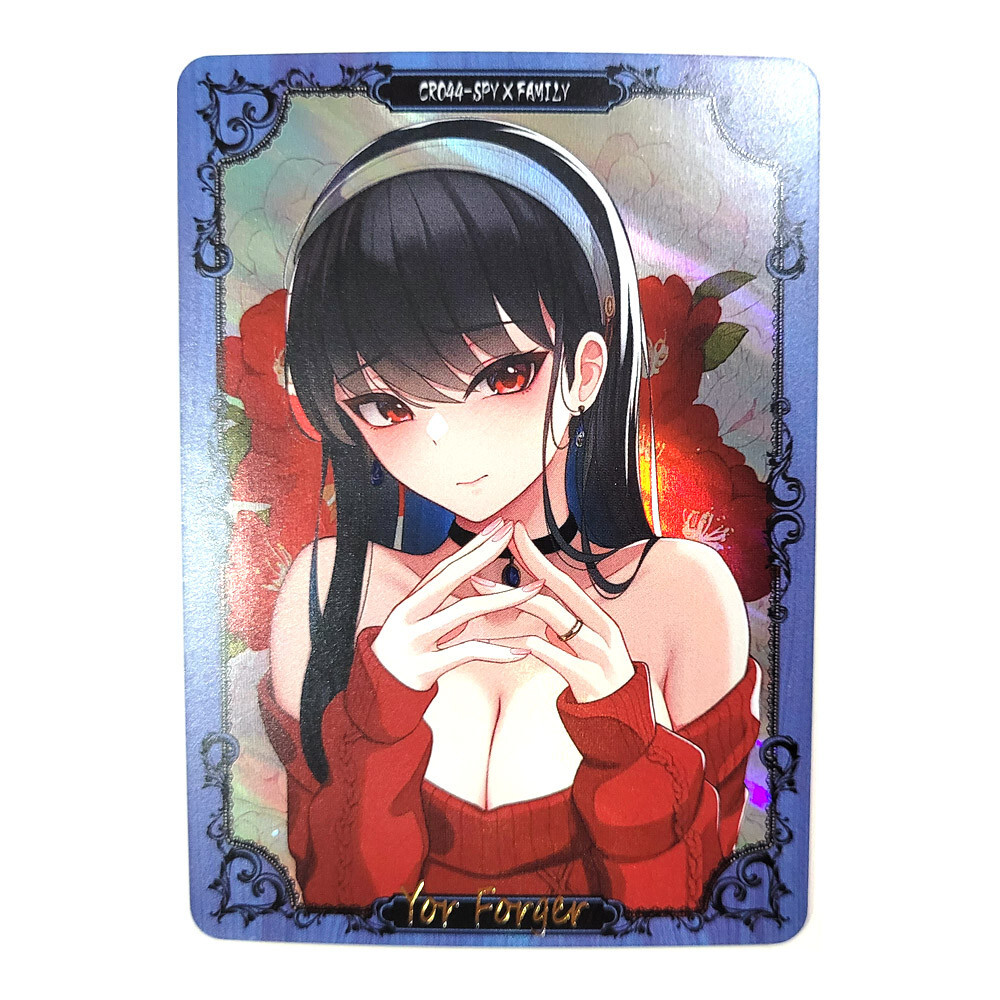 Doujin Art Waifu Anime Holo ACG Card CR 044 - Spy x Family Yor 