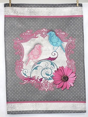 French Kitchen & Tea Towel from Provence ''Joy to the World'' - 100% Cotton