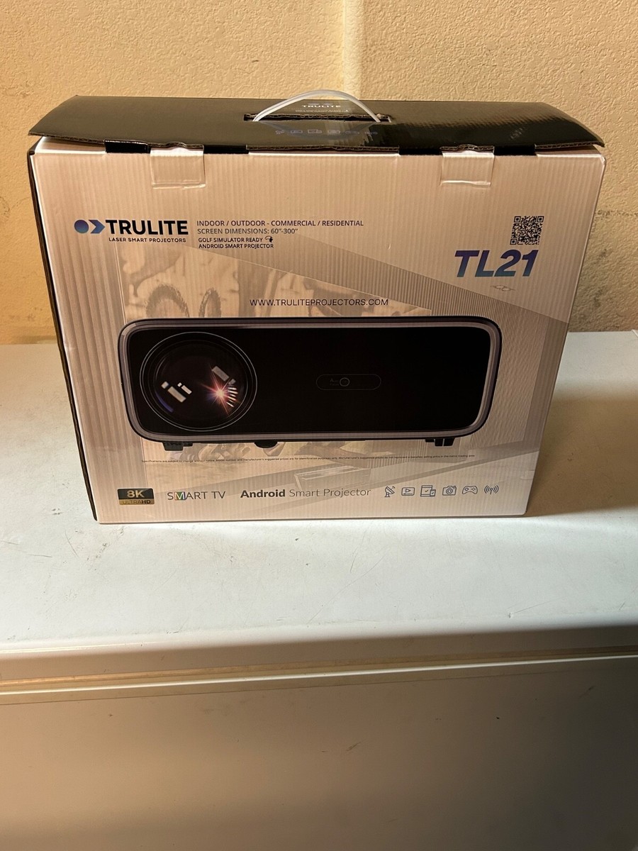 TruLite TL21 8K Projector -New- Smart Projector w/ Titan TNS-82