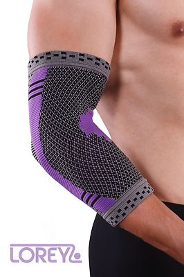 LOREY - Ellenbogenbandage aus Hochleistungs-Polyamid-Fasern, Ellenbogenstütze