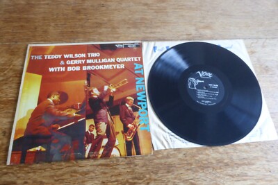 Teddy Wilson Gerry Mulligan At Newport Dave Bailey US 1st Verve DG MG V-8235 LP