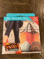 YaYbag Fashionable Reusable Grocery Bags 55 Pounds Jumbo Size  New