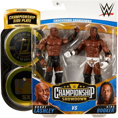 Championship Showdown Series 2 Bobby Lashley vs. Booker T Action Figure 2-Pack