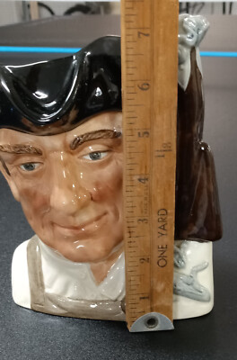 Royal Doulton Large 7.25'' Tall Character Jug Williamsburg Gunsmith Perfect Shape