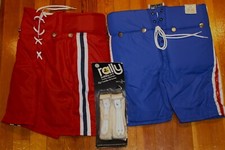 2 Pair Vintage D R Bobby Orr Rally Montreal Canadiens Hockey Pants Suspenders