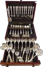 Melrose by Gorham Sterling Silver Flatware Service for 12 Set 119 Pieces 