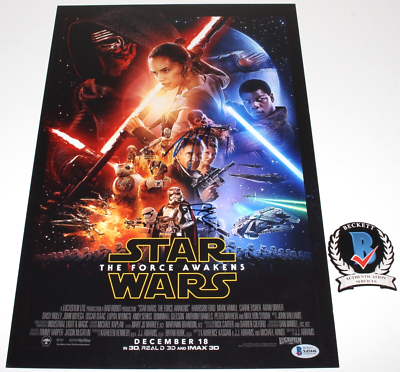 スターウォーズ スカイウォーカーの夜明け 4人直筆サインサイン入 A4