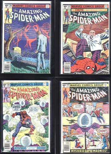 Amazing Spider-Man 6-ISSUE 1979 Newsstand Lot #192 #193 #196 #197 #198 & #199