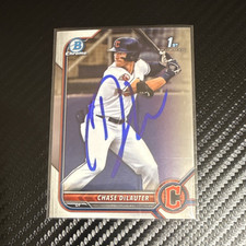 2022 Bowman Chrome 1st Auto Chase Delauter