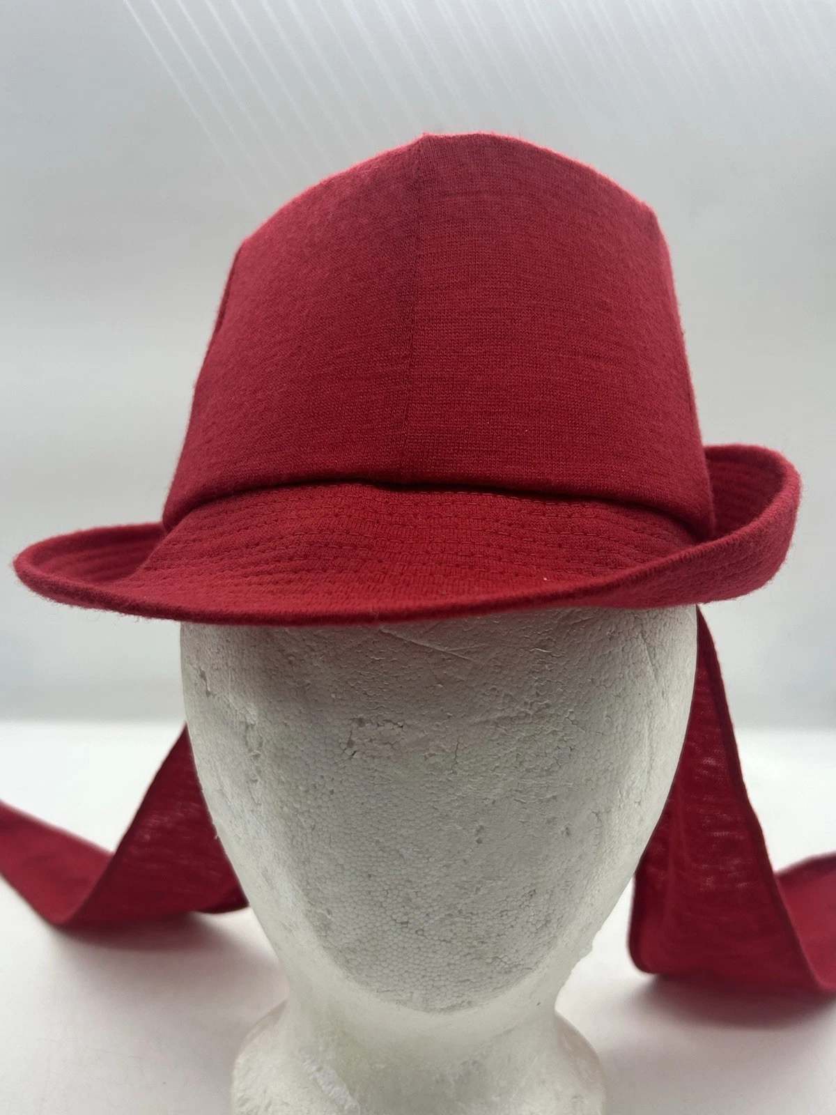 Vintage Red Happy Cappers Bucket Hat Los Angeles Made By The Field Company