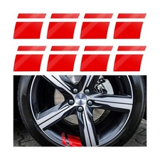 Tallew 8 Pcs Wheel Rim Decal Stripes Car Decals for 18-21 Inch Wheels Reflect...