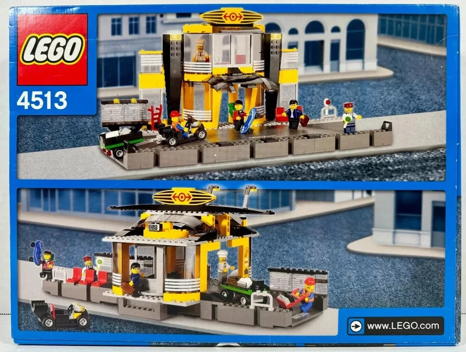 LEGO (4513) World City: Grand Central Station Nuevo Precintado Retirado (2003) Tren 9V Foto 2 de 4