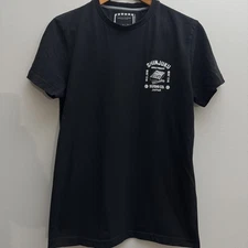 Denim & Flower Shin Juku Sushi Co  Graphic Tee Size Small  Black