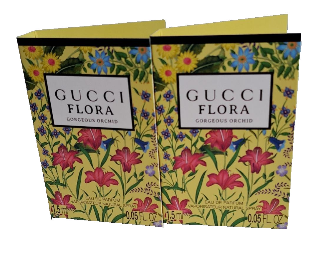 Gucci Flora Gorgeous Orchid Eau de Parfum 3ml EDP 2 x 1.5ml Spray