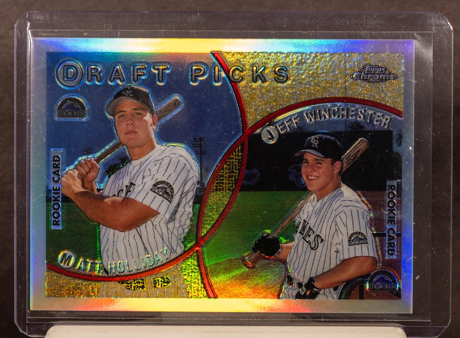 Matt Holliday Jeff Winchester 1999 Topps Chrome 442 Refractor Draft Picks RC