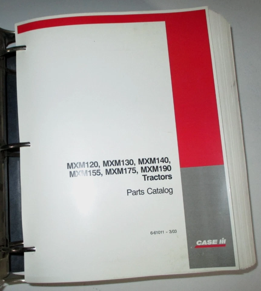 Catálogo de piezas de tractor Case IH MXM120 MXM130 MXM140 MXM155 MXM175 MXM190 ORIGINAL Foto 4 de 4