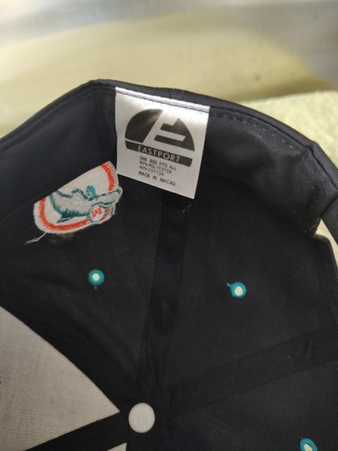 Vintage 90s Miami Dolphins Eastport SnapBack Hat Embroidered - Picture 6 of 7