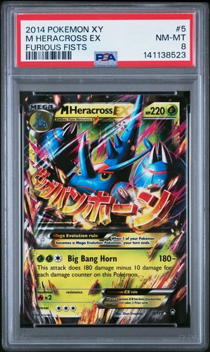 M Heracross-EX graded PSA 8 for sale on eBay