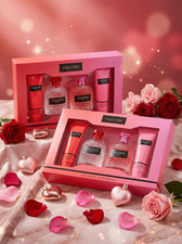 Women  s 4-Piece Valentine Gift Set   Perfume  Body Lotion Set