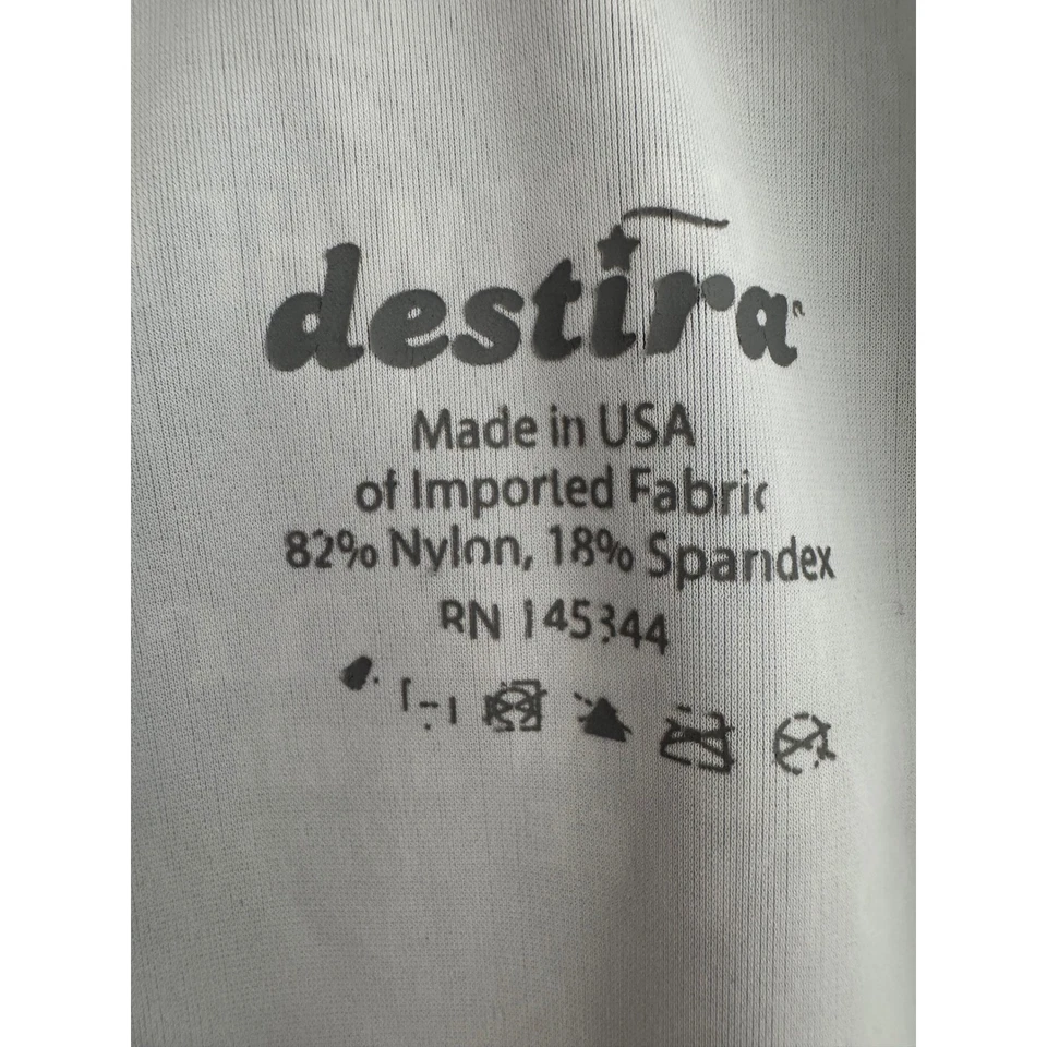 Destira Gymnastics Leotard Black Gymnast Words Sleeveless Girls Size S - Image 3 of 4