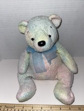 Ty-dye Tylon Ty The Beanie Buddies Collection Mellow Bear 13  Pastel Terry Cloth