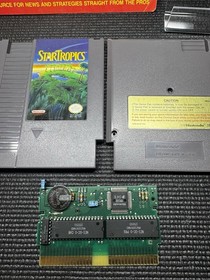 StarTropics (Nintendo NES, 1990) Cart & Nintendo Power magazine no poster.