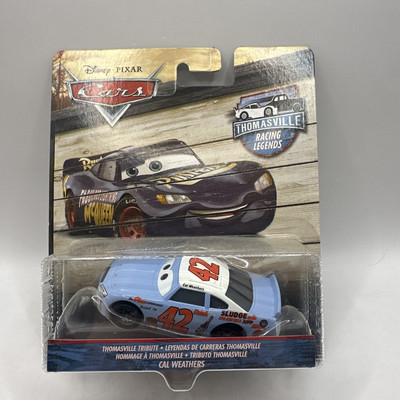 2017 Disney Pixar Cars Thomasville Racing Legends Cal Weathers #42 
