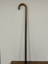 Vintage Solid Bentwood Cane Walking Stick 36  Cosmetic Wear