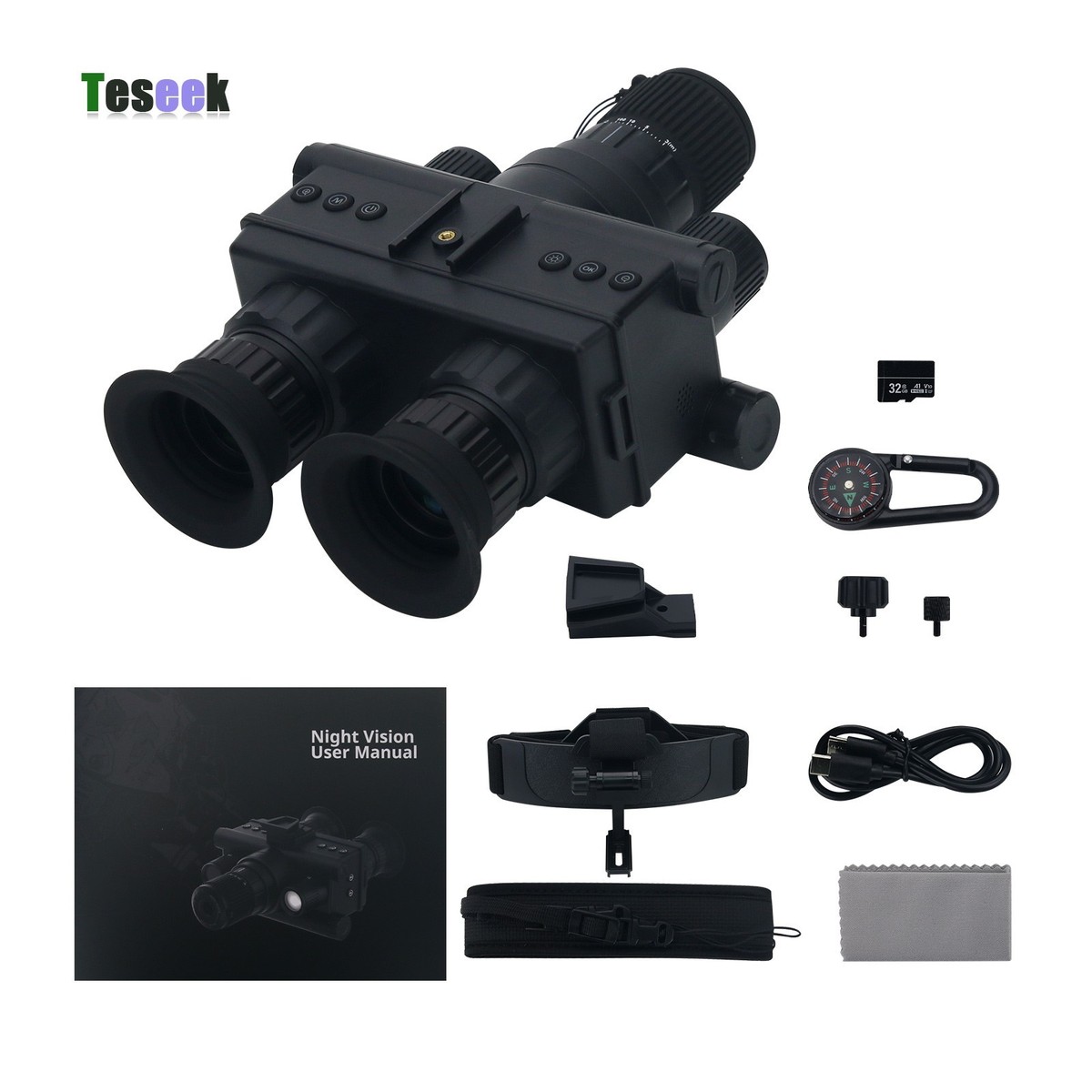 Z9157 4K HD Head-mounted Night Vision Goggle 8X Digital Zoom