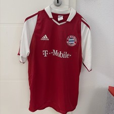 Vintage Retro 2003/04 FC Bayern München FCB Trikot XL Fußball Sammler Rot Weiß